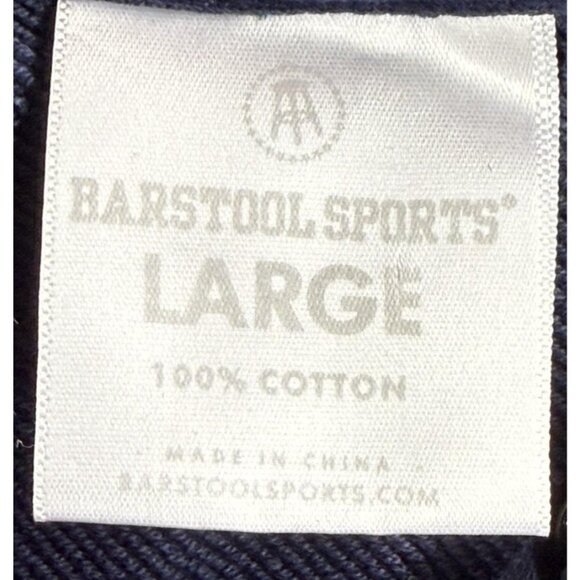 Barstool Sports Golf Hoodie Mens Large Blue Pullover Hood Lined Embroidered - Picture 3 of 15